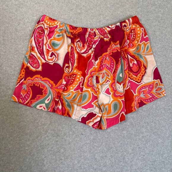 Van Winkle & Co Womens Pajama Bottoms Satin Shorts Size L - Picture 3 of 7